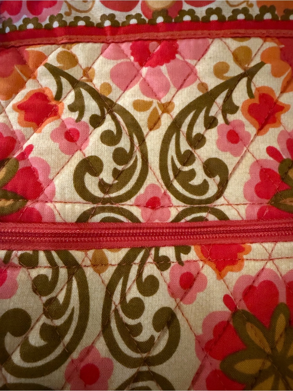 Vera Bradley Retired Folkloric Pattern Large Toggle Tote Bag - Picture 10 of 11